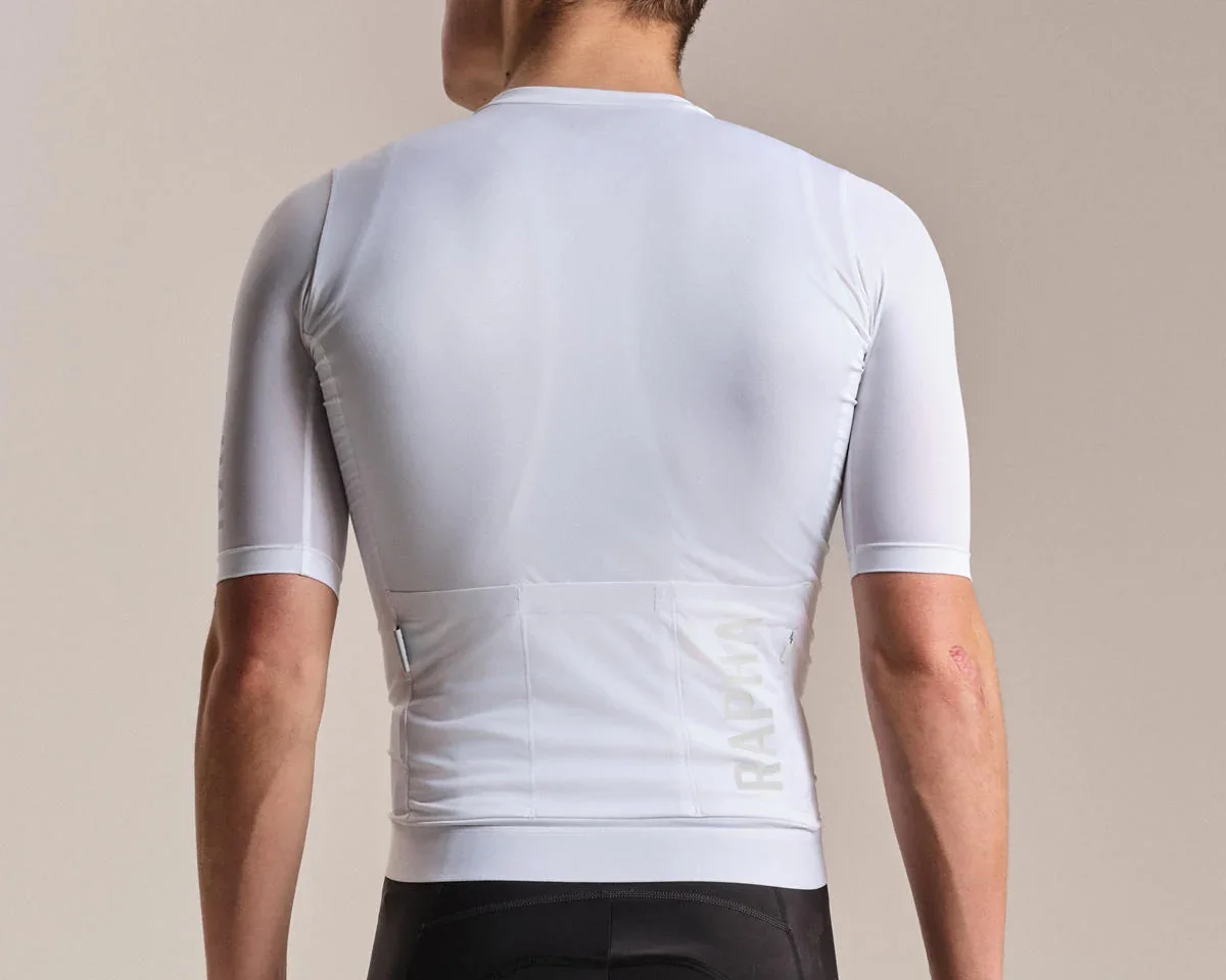 Rapha Men's Pro Team Training Jersey (White/Silver) (L) - view 4